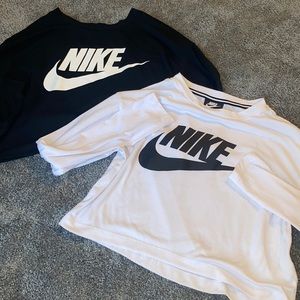 Nike crop top long sleeve